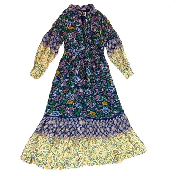 Anthropologie Dresses & Skirts - Anthropologie Maeve Ondine Maxi Dress Sz S Floral Cottagecore Feminine